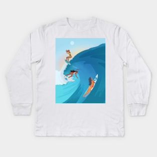 Surfers Kids Long Sleeve T-Shirt